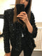 Sequin Evening Jacket with Cuff