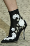 Embroidered Runway Bootie