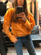 Puff Sleeve Wide Neck Top with Buttons