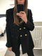 Double Breasted Jacket with Gold Buttons