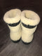 Shearling Snow Boots with Logo