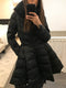 Fit and Flare Puffer Coat
