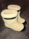 Shearling Snow Boots with Logo