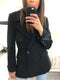 Cashmere blazer with logo buttons