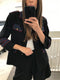 Dual Coloured Military Style Jacket