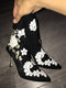 Embroidered Runway Bootie