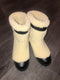 Shearling Snow Boots with Logo