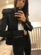 Military Style Cropped Jacket