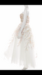 Embellished Strapless Tulle Gown