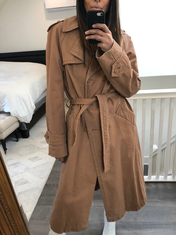Khaki 2001 Belted Trench