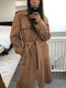 Khaki 2001 Belted Trench