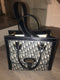 Monogram Oblique Canvas/Leather Tote