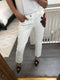 Embroidered Denim Jeans