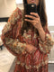 Paisley Printed Maxi Dress