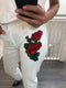 Embroidered Denim Jeans