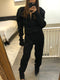 Textured Vintage Jumpsuit