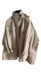 Hooded Trench with Drawstring
