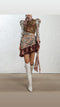 Tempest Floral Contour Runway Dress