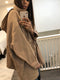 Hooded Trench with Drawstring