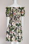 Floral printed Mini dress with elastic waist