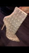 Pearl embellished booties