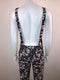 Giamba by Giambattista Valli Floral Printed Bell Bottom Overalls