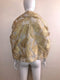 Gold Painted Gathered Shawl