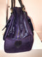 Purple Pony Hair Weekend Bag