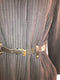 Ribbed Jacket with Belt Detail