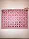 Versace Pink Laser Cut Leather Clutch