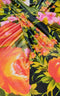 Velvet Floral Dress with Ruched Side