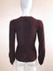 Burgundy Silk Blouse