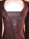 Burgundy Silk Blouse