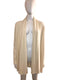 Draped Open Front Cardigan