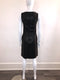 Sleeveless Leather Dress with Waist Detail