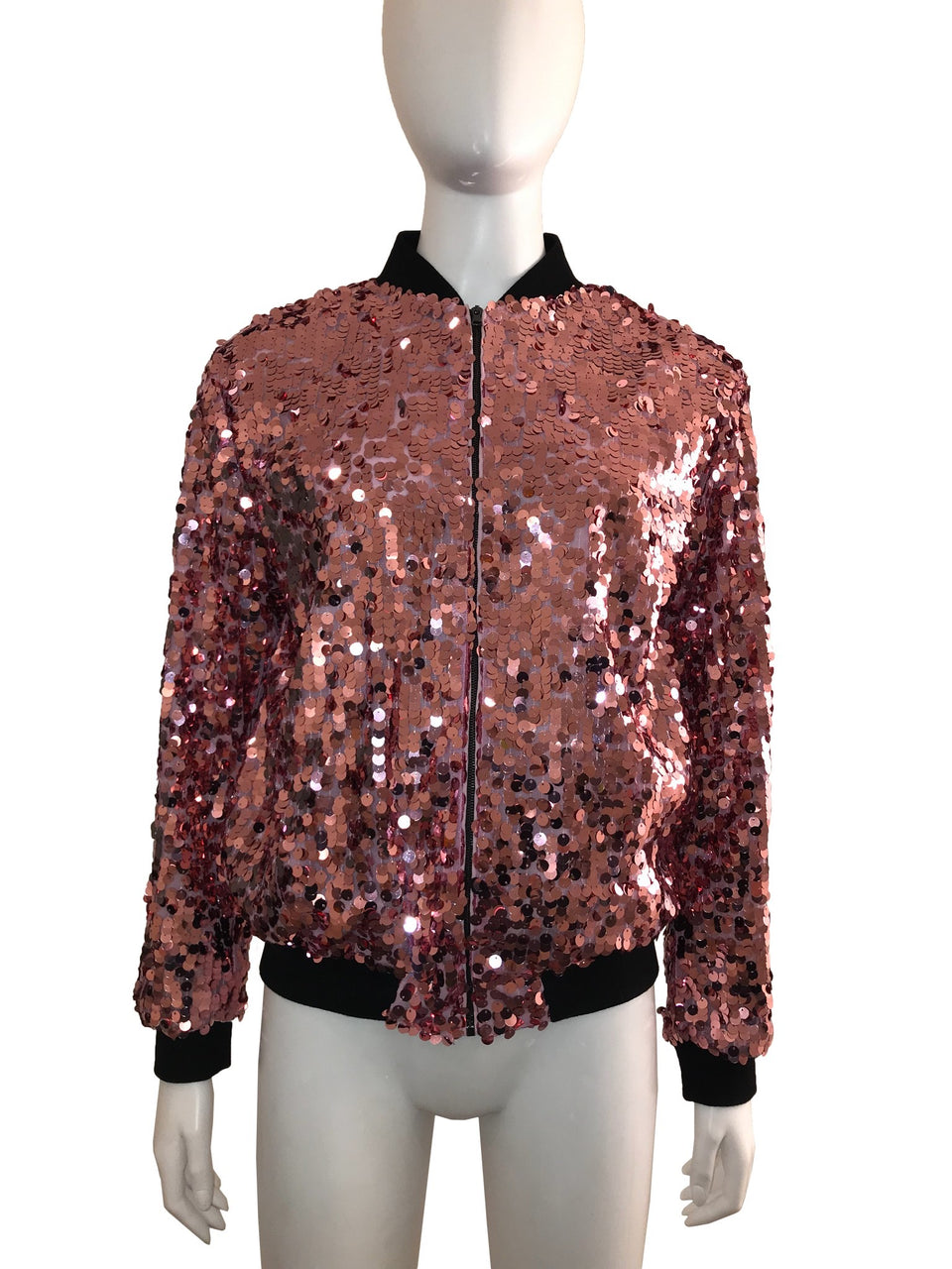 Sequinned Bomber Jacket