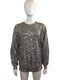 Sequin Top with Button Back