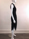 Textured Black Scalloped Edge 2-Piece Dress & Jacket