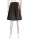 Lambskin Flare Skirt