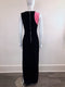 Colour Blocked Sleeveless Gown