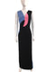 Colour Blocked Sleeveless Gown