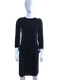 Velvet Bow Detailed Cuff Dress w/ Tags