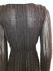 Beaded Wrap Dress with Tie Waist