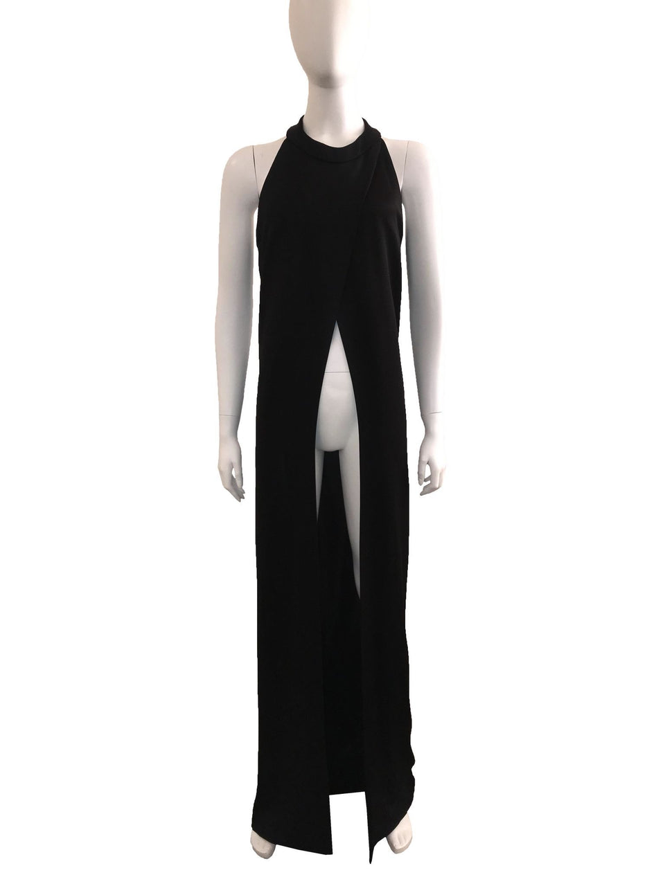 Sleeveless Halter Wrap Tunic