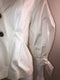 Jacket Style Shirt with Tied Puff Sleeve