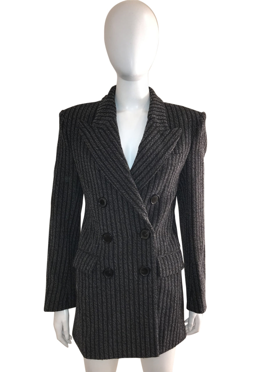 Double Breasted Striped ‘Jaxen’ Jacket