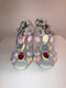 Mesh Strappy Sandals with Stones