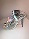 Mesh Strappy Sandals with Stones