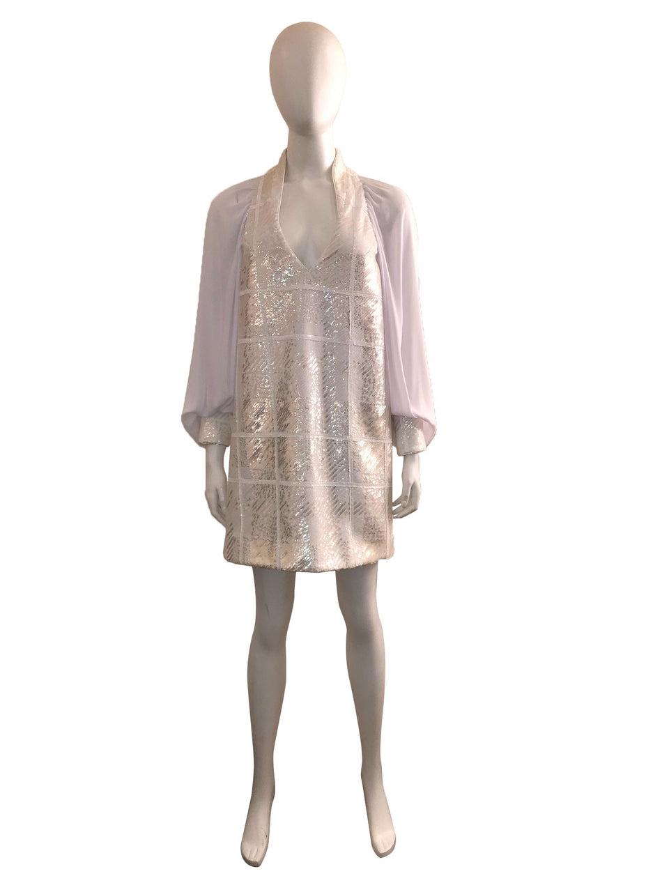 Long Sleeve Sequin Mini Dress