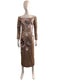 Sequin Magnolia Off Shoulder Dress